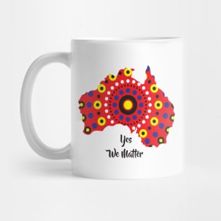 Australian aboriginal art design Mug